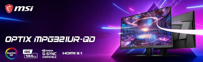 إم إس آي أوبتيكس MPG321UR-QD 32 بوصة 4K 144Hz