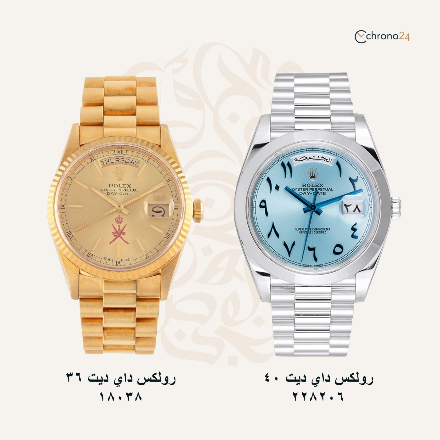 استثمار في ساعات Rolex Daydate حيث رمز الفخامة والرفاهية